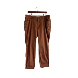 Lafayette 148 New‎ York Merci Pull On Pants Comfort Stretch Brown Trousers